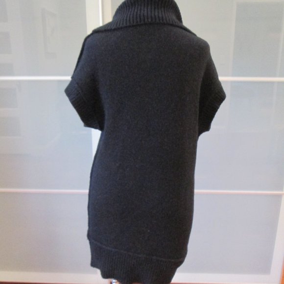 Vince Cowl Neck Cap Sleeve Alpaca / Wool / Cashmere Sweater Tunic - Picture 3 of 6